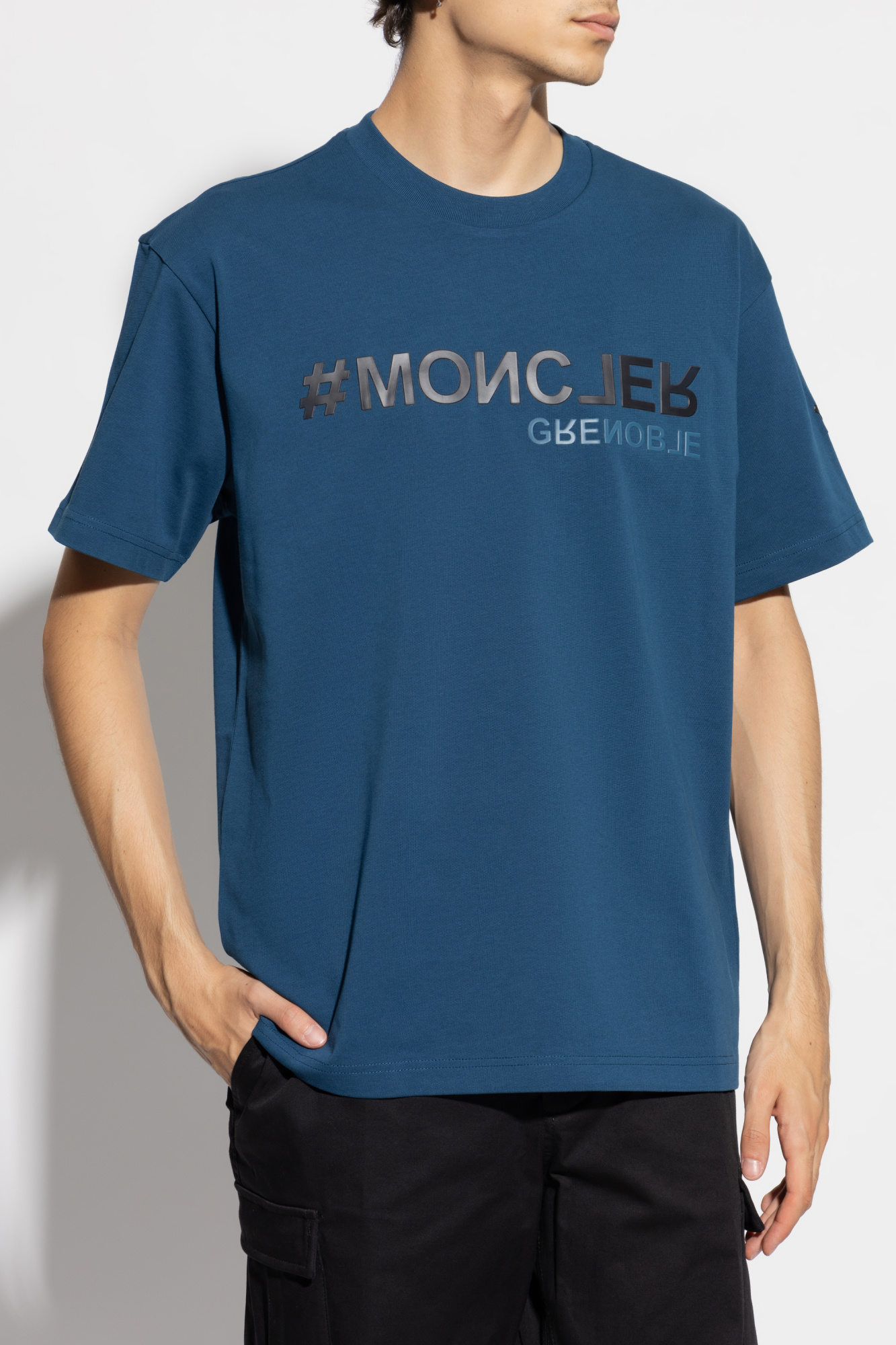 Moncler Grenoble – Cotton Logo T-shirt Hombre 553-003789 02
